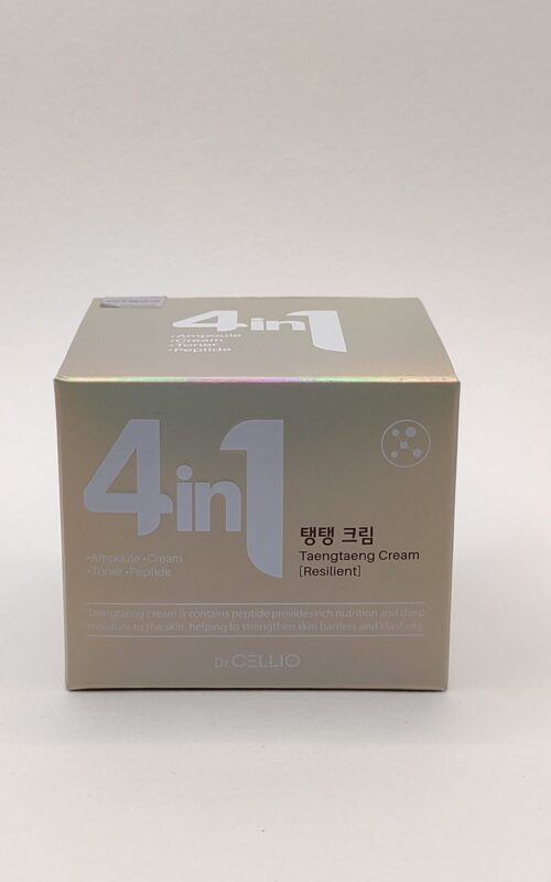 Крем для лица 4в1 с пептидами dr.cellio taengtaeng cream peptide. 70 мл