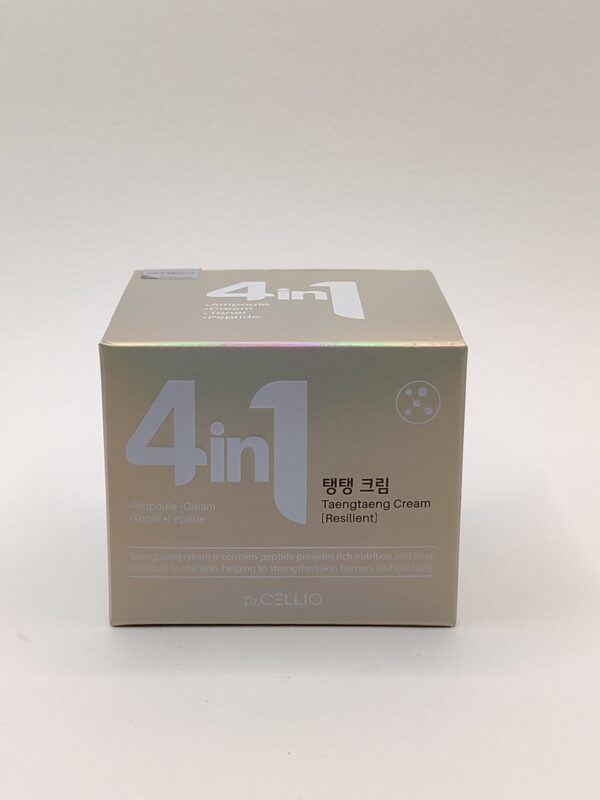 Крем для лица 4в1 с пептидами dr.cellio taengtaeng cream peptide. 70 мл