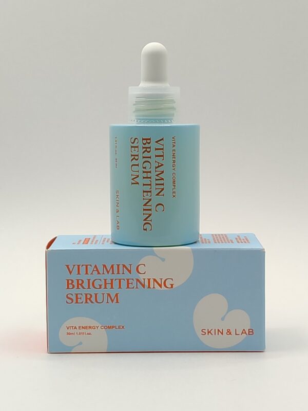 Осветляющая сыворотка с витамином c skin&lab vitamin c brightening serum. 30мл