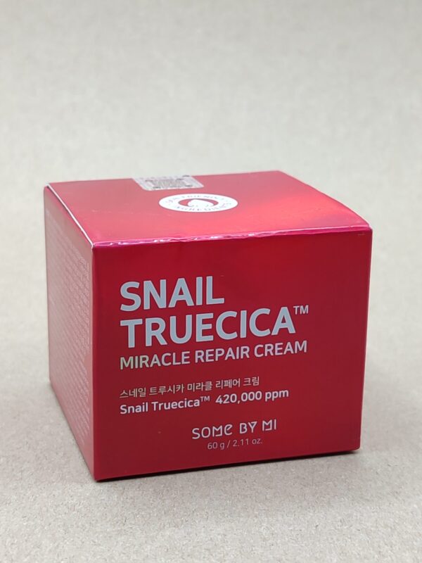Восстанавливающий крем для проблемной кожи лица some by mi snail truecica miracle repair cream 60мл