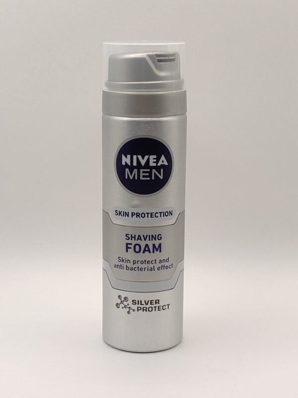 Пена для бритья nivea men серебряная защита с ионами серебра 200 мл