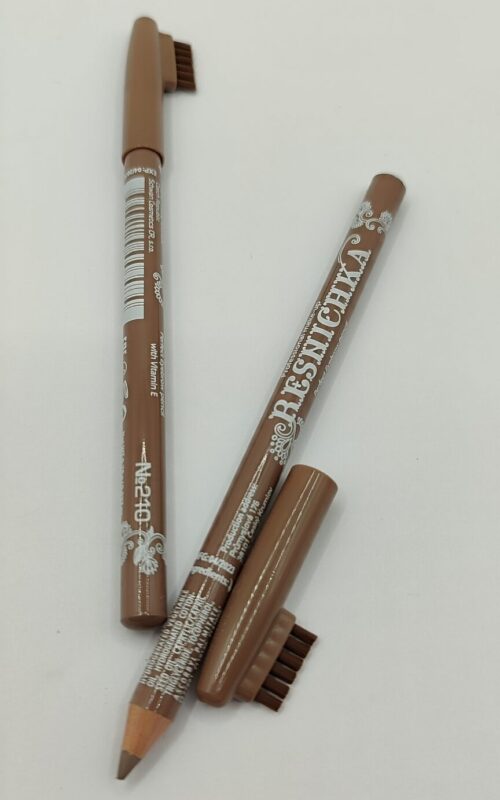 Карандаш для бровей «ресничка» с щёточкой №210 бежевый
