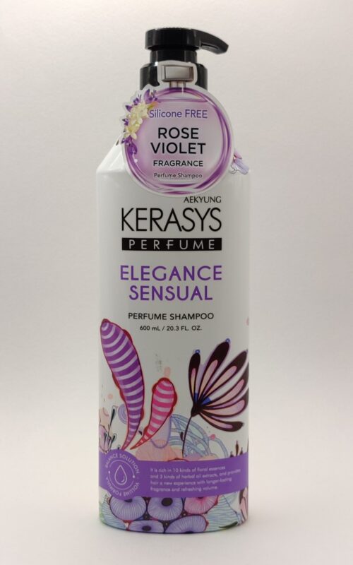 Парфюмированный шампунь для волос kerasys elegance sensual. 600 мл