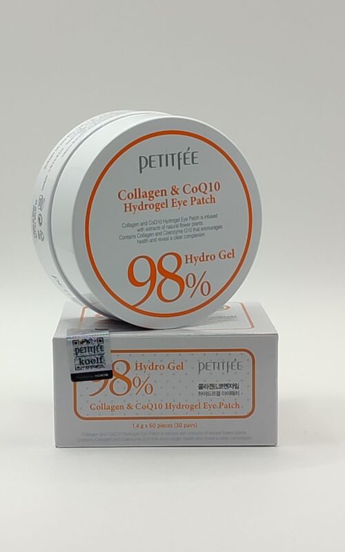Гидрогелевые патчи для век с коллагеном и q10 petitfee collagen & coq10 hydrogel eye patch. 60шт