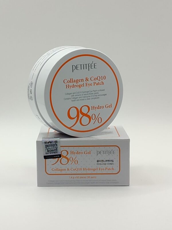 Гидрогелевые патчи для век с коллагеном и q10 petitfee collagen & coq10 hydrogel eye patch. 60шт