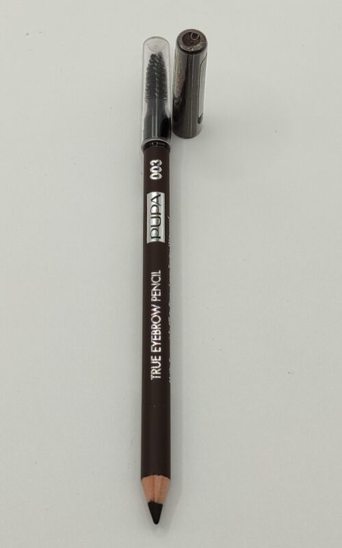 Карандаш для бровей pupa true eyebrow pencil тон 003 темно-коричневый