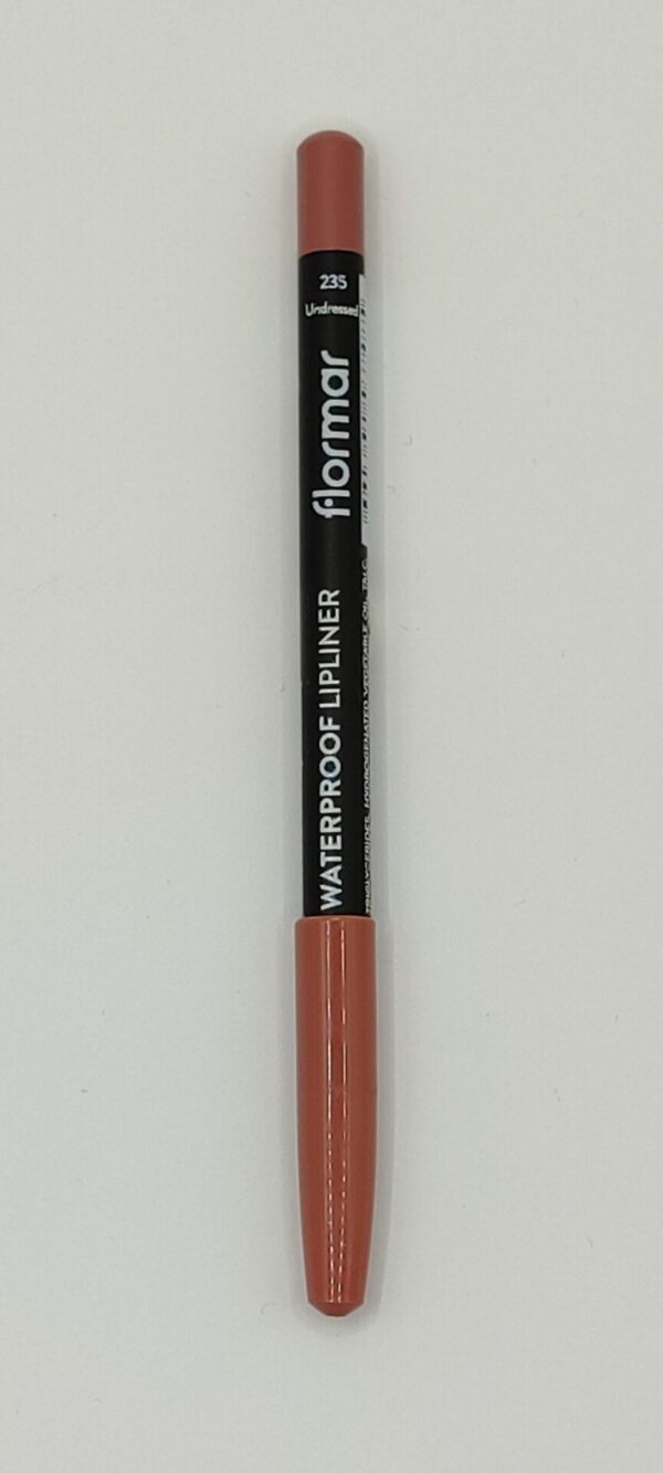 Карандаш для губ flormar waterproof lipliner undressed водостойкий 235 раздетый