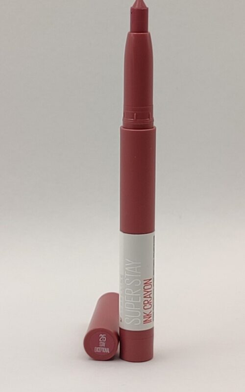 Помада-стик maybelline new york superstay ink crayon суперстойкая оттенок 25 stay exceptional 2 г