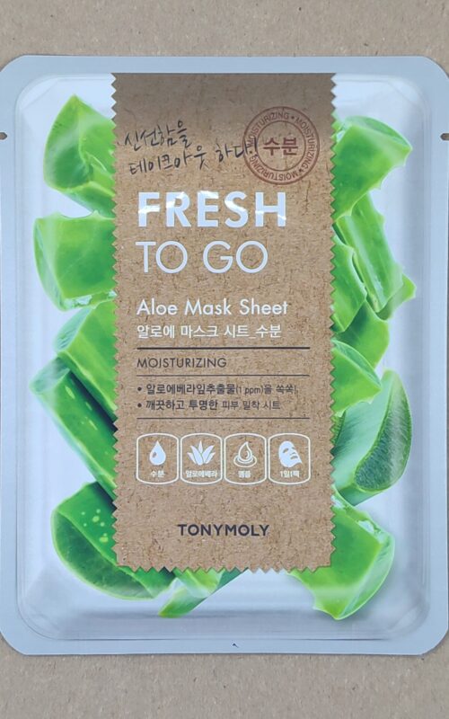 Тканевая маска для лица tony moly fresh to go aloe mask sheet