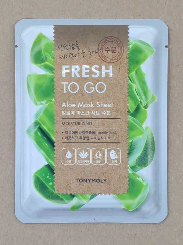 Тканевая маска для лица tony moly fresh to go aloe mask sheet