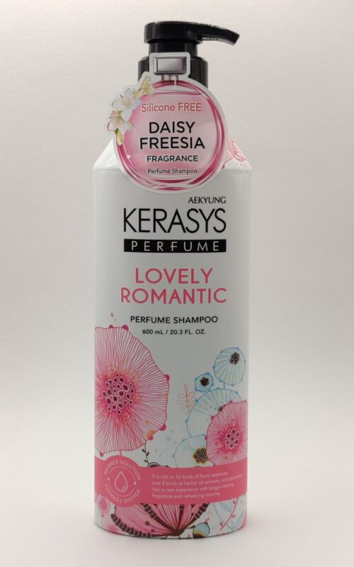 Парфюмированный шампунь для волос kerasys lovely & romantic 600 мл