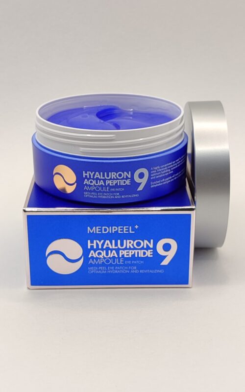Гидрогелевые патчи medi-peel с пептидами hyaluron aqua peptide 9 ampoule eye patch 60 шт