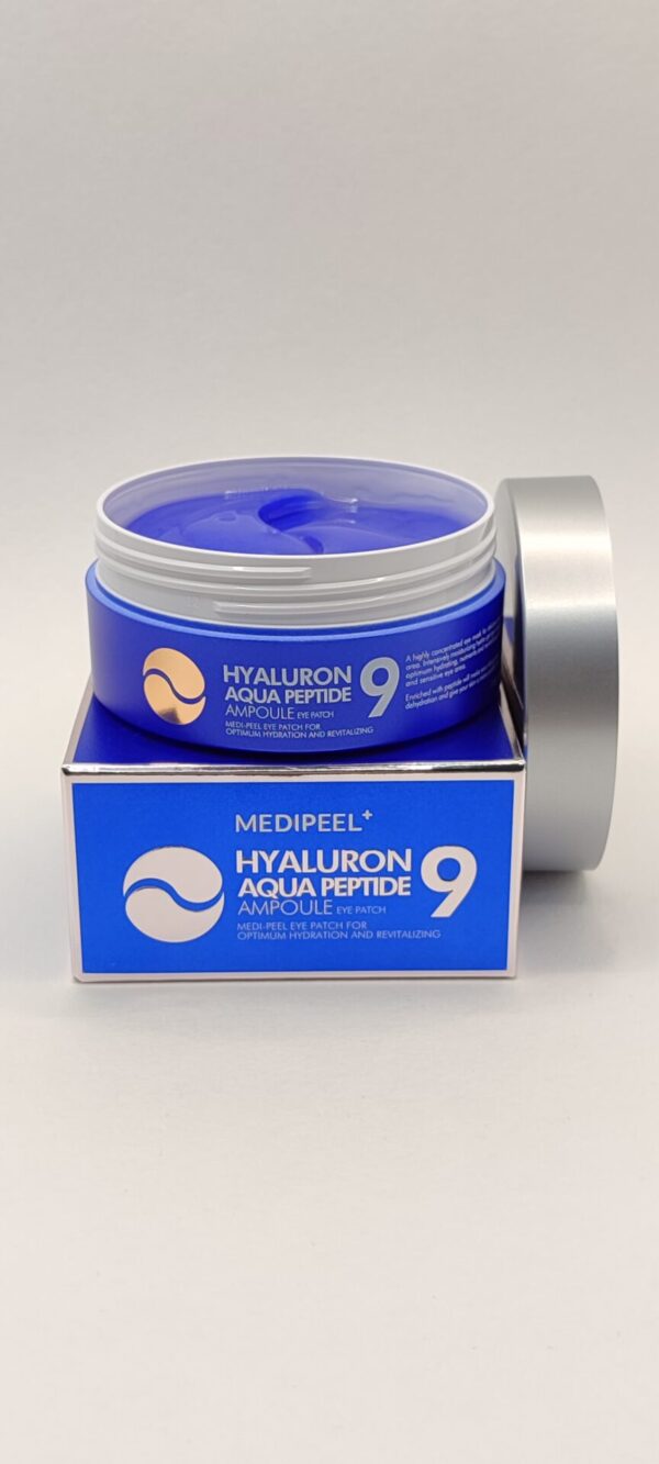 Гидрогелевые патчи medi-peel с пептидами hyaluron aqua peptide 9 ampoule eye patch 60 шт