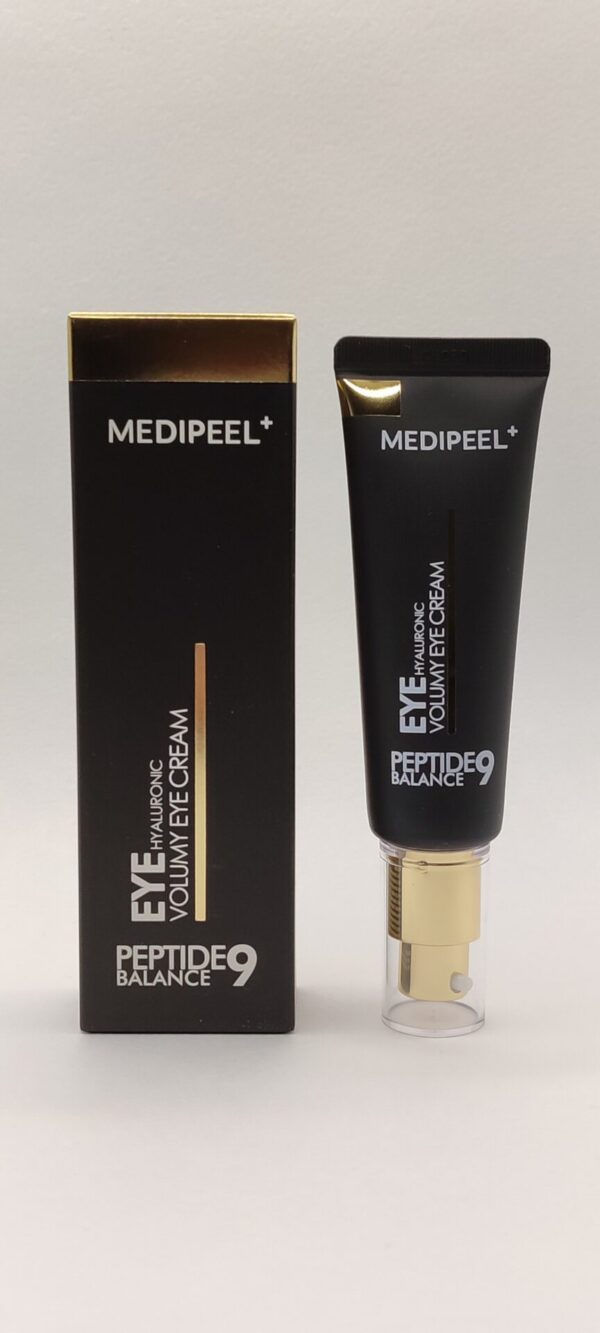 Омолаживающий крем для век с пептидами medi-peel peptide balance9 eye hyaluronic volumy eye cream. 40мл