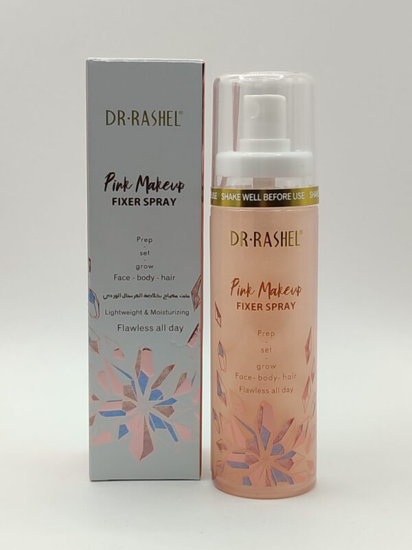 Спрей для фиксации макияжа dr rashel pink makeup 100 мл