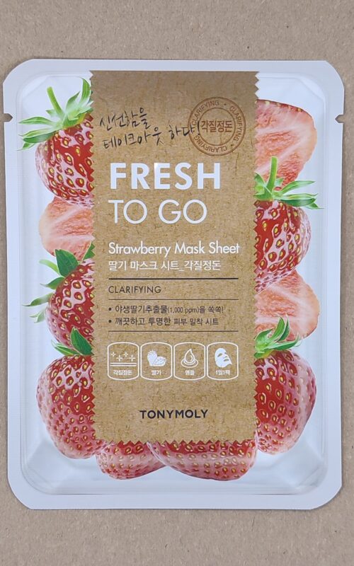 Тканевая маска для лица tonymoly fresh to go strawberry mask sheet