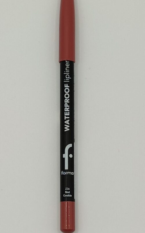 Карандаш для губ flormar waterproof lipliner nut cookie водостойкий 236 ореховое печенье