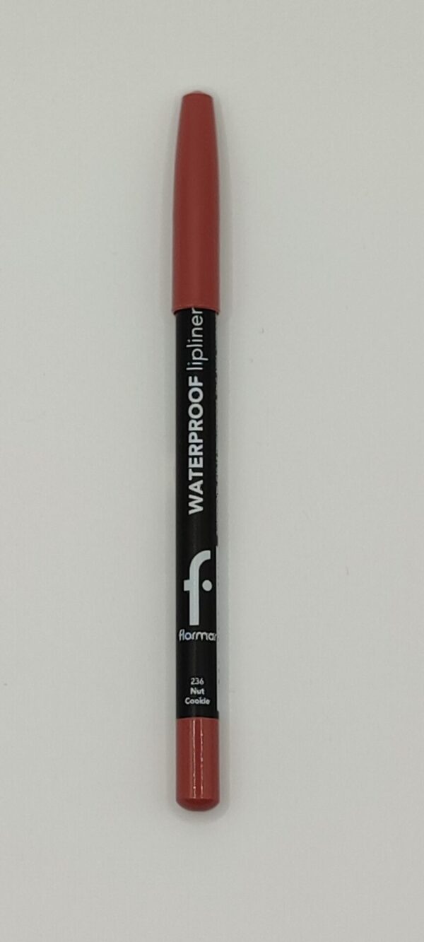 Карандаш для губ flormar waterproof lipliner nut cookie водостойкий 236 ореховое печенье