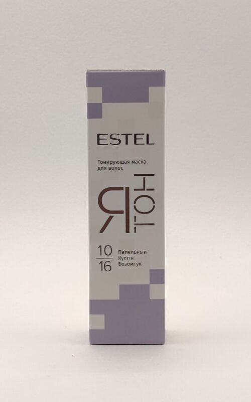 Тонирующая маска для волос estel professional я тон 10/16 пепельный. 60 мл