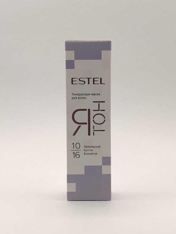 Тонирующая маска для волос estel professional я тон 10/16 пепельный. 60 мл