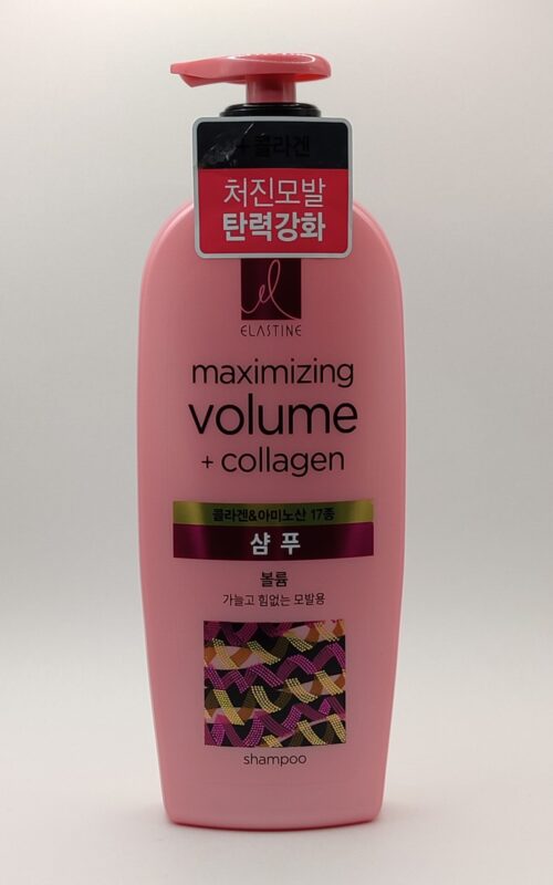 Шампунь для объема волос elastine maximizing volume + collagen. 680мл