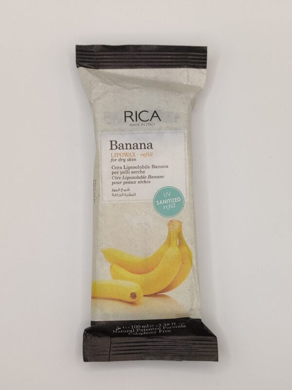 Воск для депиляции rica cartridge banana 100мл