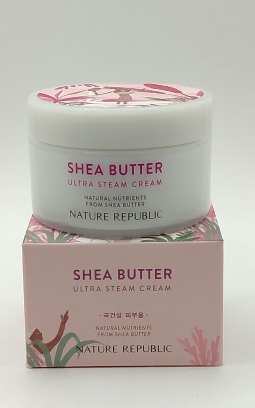 Крем для очень сухой кожи лица nature republic shea butter ultra steam cream. 100мл