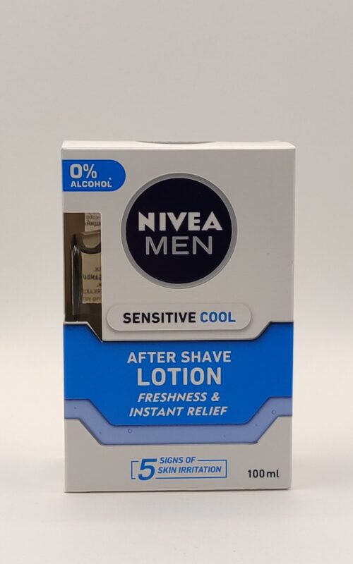 Лосьон после бритья nivea men охлаждающий для чувствительной кожи с экстрактом ромашки 100 мл