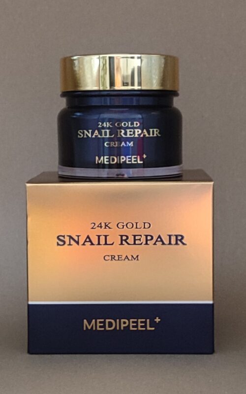 Крем для лица с муцином улитки medi-peel 24k gold snail cream. 50мл