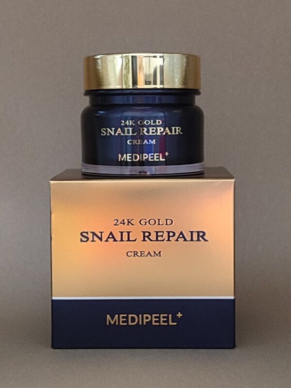 Крем для лица с муцином улитки medi-peel 24k gold snail cream. 50мл