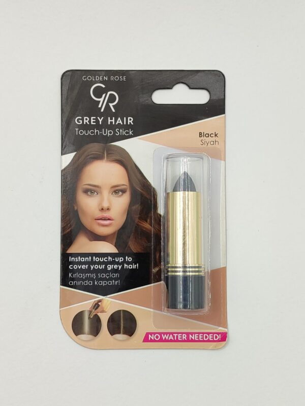 Помадка для окрашивания седины golden rose grey hair no:01 black