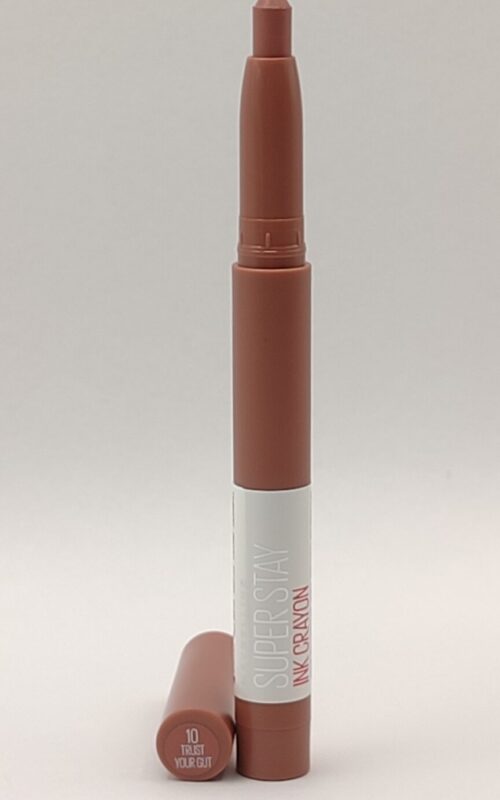 Помада-стик maybelline new york superstay ink crayon суперстойкая оттенок 10 nude 2 гр