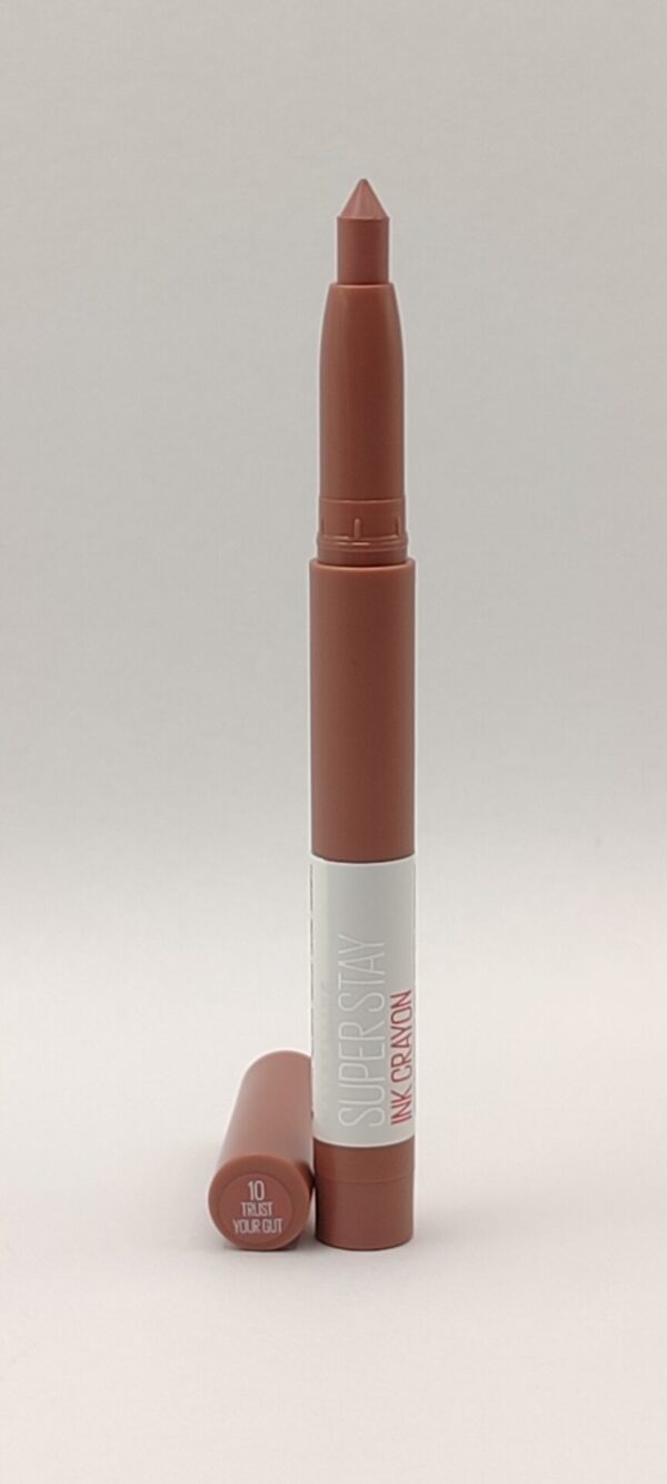 Помада-стик maybelline new york superstay ink crayon суперстойкая оттенок 10 nude 2 гр