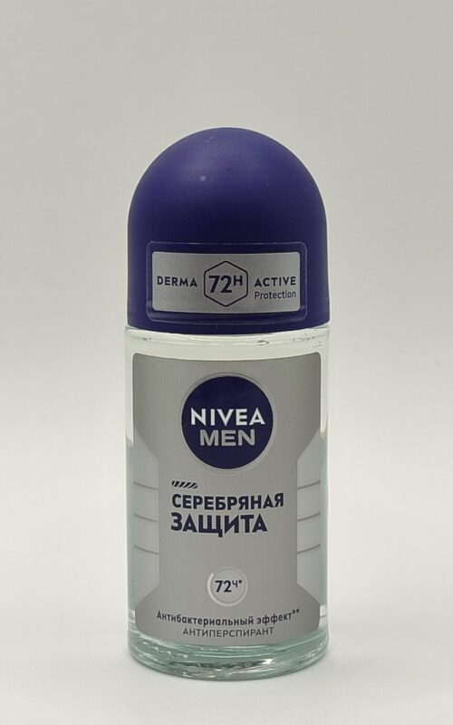Дезодорант-антиперспирант шариковый nivea men серебряная защита антибактериальный 50 мл