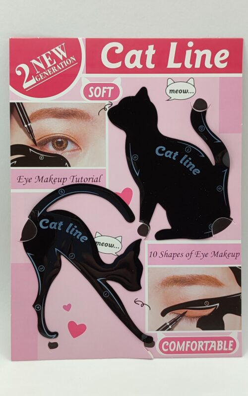 Трафарет для нанесения стрелок на глаза cat line