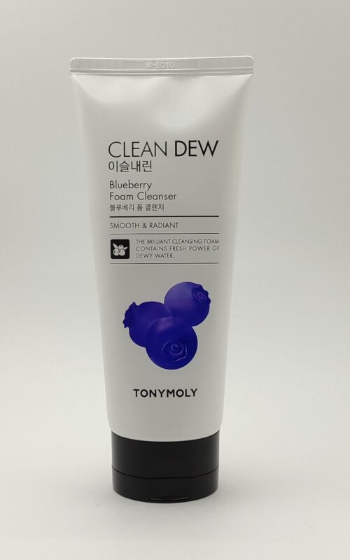 Пенка для умывания с черникой tony moly clean dew blueberry foam cleanser. 180мл
