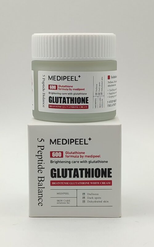 Крем для лица против пигментации с глутатионом bio intense glutathione white cream medi-peel. 50 мл
