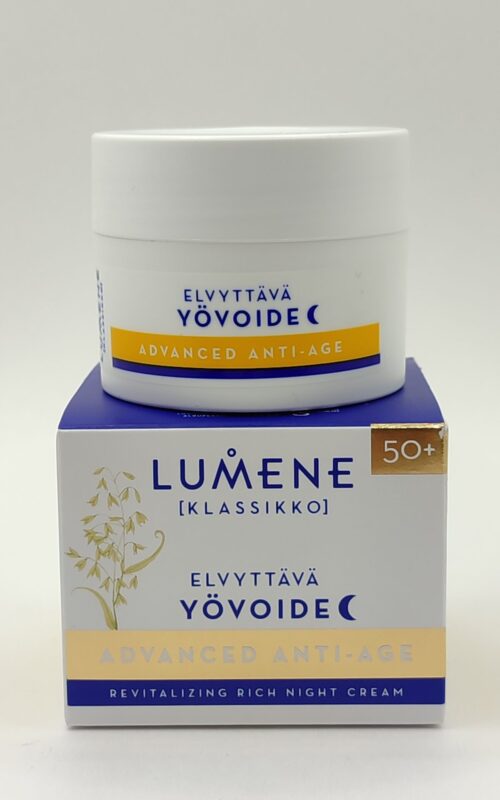 Ночной восстанавливающий крем для лица lumene advanced anti-age revitalizing rich night cream. 50мл