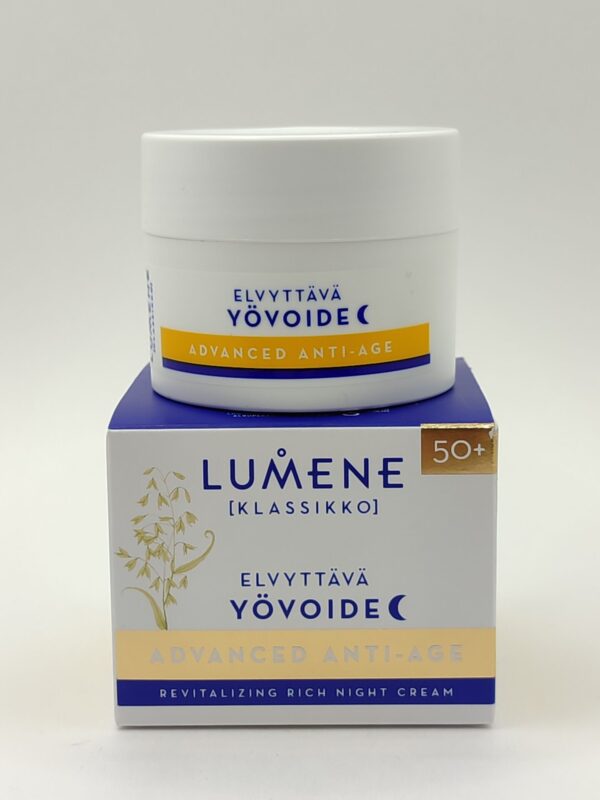 Ночной восстанавливающий крем для лица lumene advanced anti-age revitalizing rich night cream. 50мл