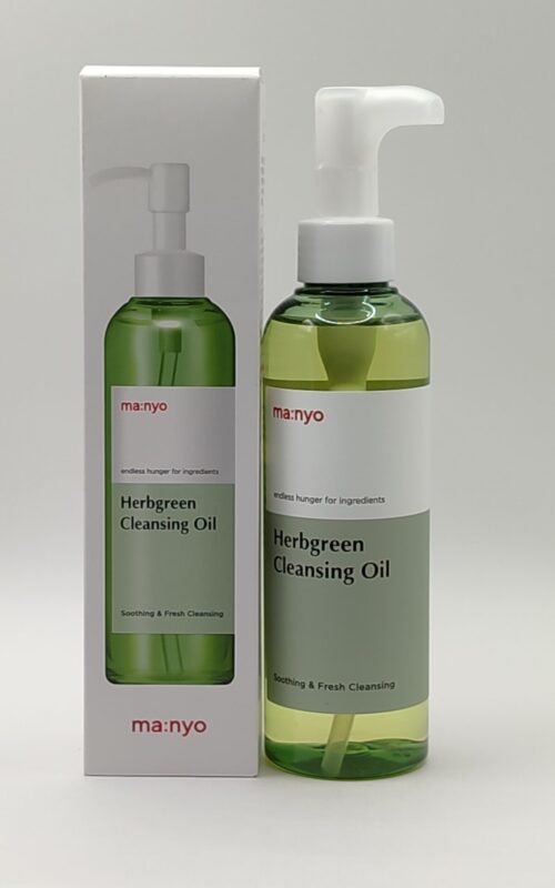 Гидрофильное масло для глубокого очищения жирной кожи manyo herb green cleansing oil 200 мл