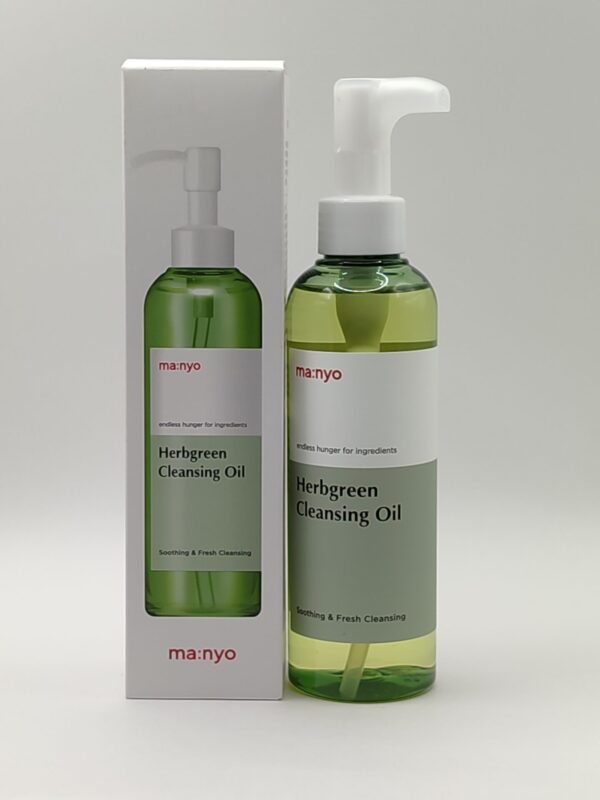 Гидрофильное масло для глубокого очищения жирной кожи manyo herb green cleansing oil 200 мл