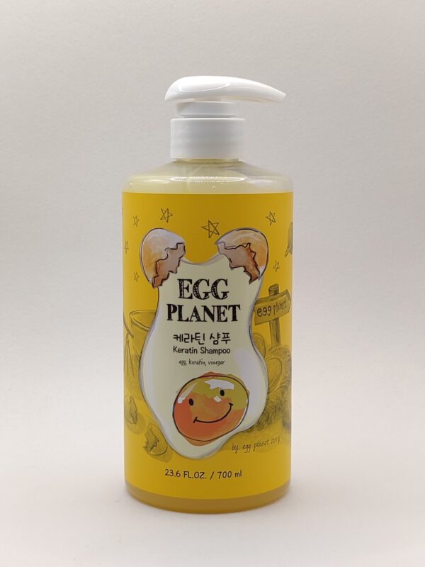 Шампунь с кератином "daeng gi meo ri" egg planet keratin shampoo. 700мл