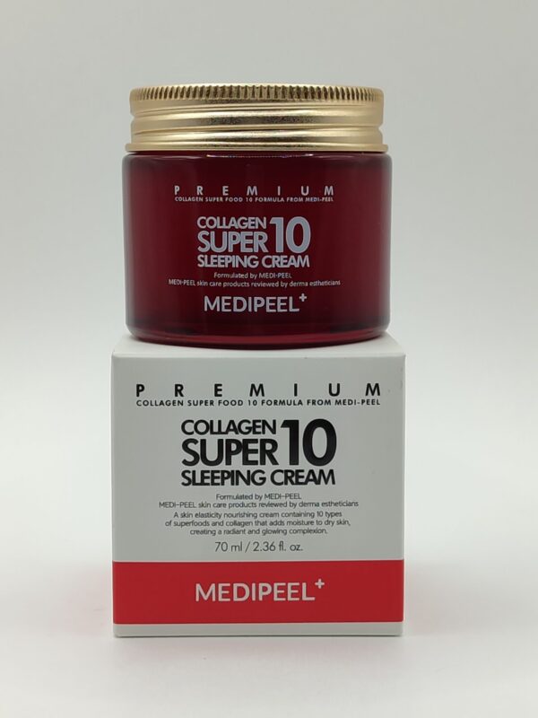 Омолаживающий ночной крем для лица с коллагеном medi-peel collagen super10 sleeping cream 70 мл