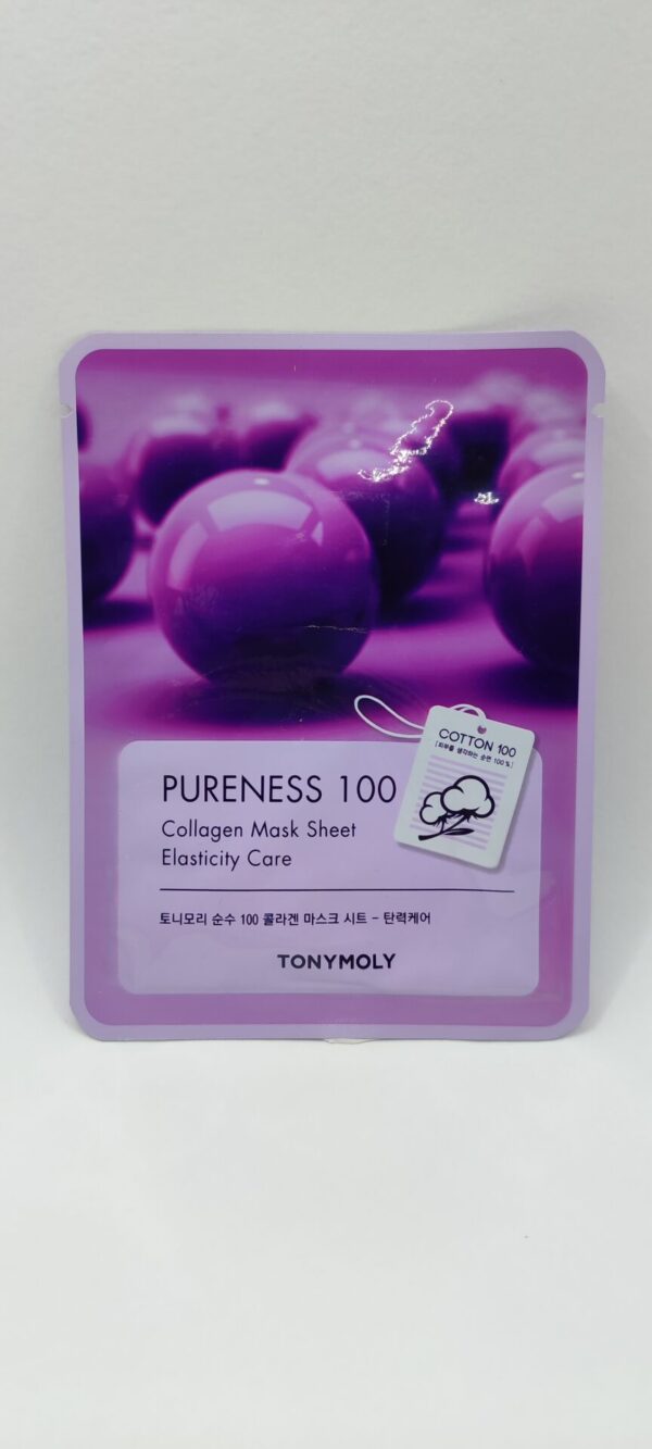 Тканевая маска для лица tony moly pureness 100 collagen mask sheet