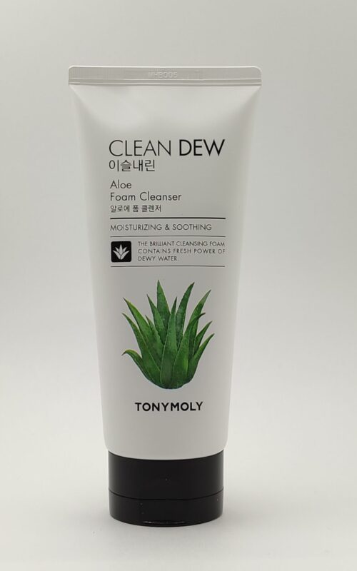 Увлажняющая пенка для умывания с экстрактом алоэ вера tony moly clean dew aloe foam cleanser 180 мл