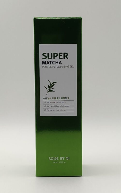 Гель для умывания с чаем матча some by mi super matcha pore clean cleansing gel. 100мл