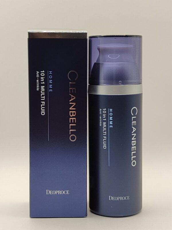 Увлажняющий флюид для мужчин deoproce cleanbello homme 10 in 1 multi fluid anti-wrinkle