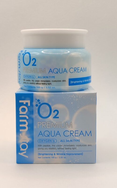 Увлажняющий крем для лица farmstay o2 premium aqua cream 100мл