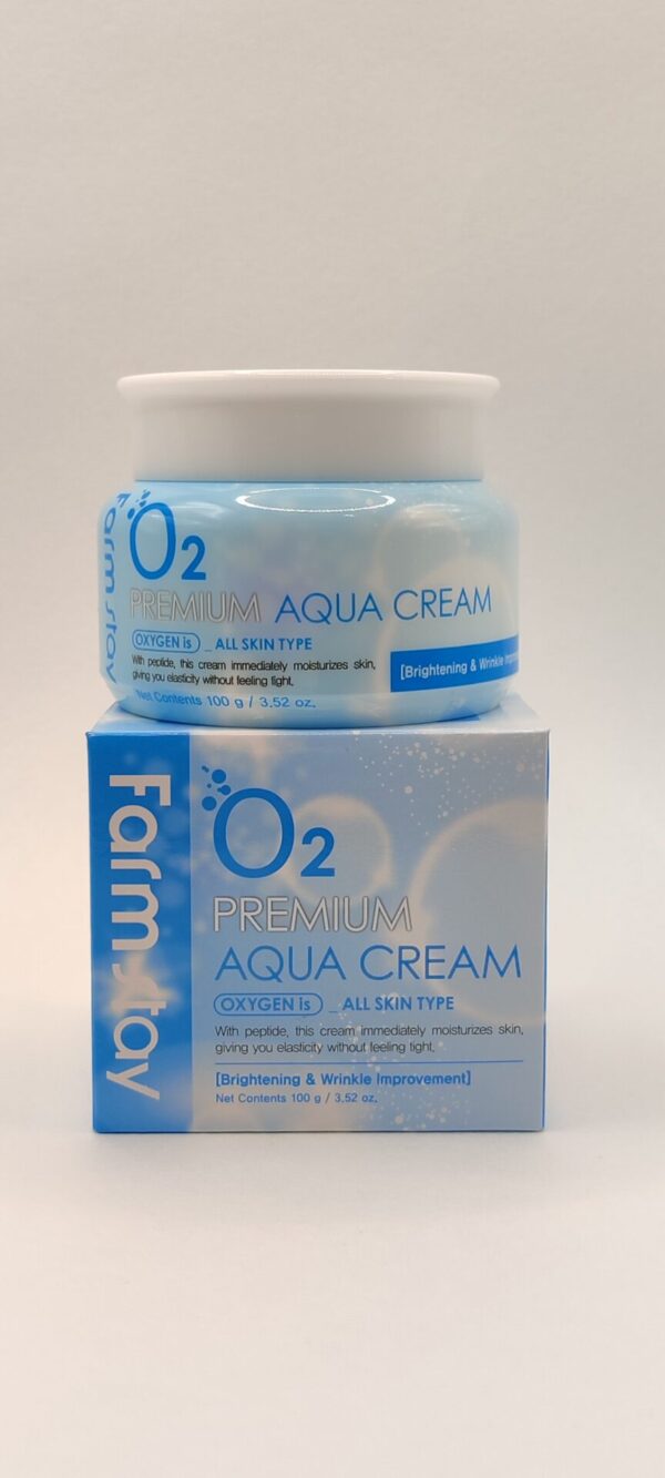 Увлажняющий крем для лица farmstay o2 premium aqua cream 100мл