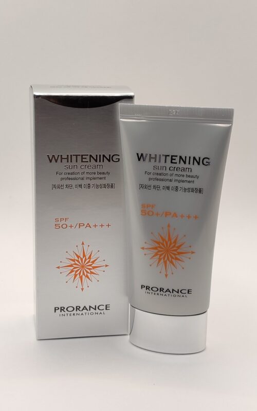 Солнцезащитный крем prorance whitening spf50 pa+++ отбеливающий 70мл